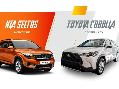 Hai mẫu xe hot Kia Seltos và Toyota Corolla Cross có khởi đầu ấn tượng