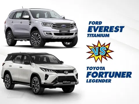 So sánh xe Toyota Fortuner Legender 2020 và Ford Everest Titanium 2020: Cuộc chiến công nghệ