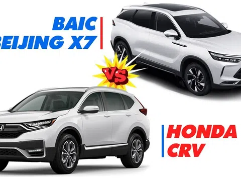 So sánh xe Honda CR-V 2020 và Baic Beijing X7 2020: Khi "vua" phân khúc bị đe dọa