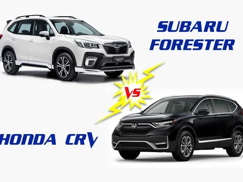 So sánh xe Honda CR-V 2020 và Subaru Forester 2020: Hai CUV ngập tràn công nghệ tại Việt Nam