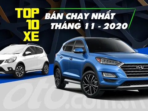 Top 10 xe bán chạy nhất thị trường Việt tháng 11/2020: VinFast Fadil tăng trưởng mạnh, vượt Hyundai Accent