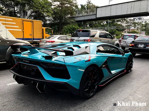 Lamborghini Aventador SVJ đầu tiên về Việt Nam tái xuất, gầm rú đường phố với 2 chi tiết mới 