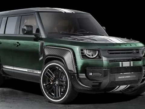 Land Rover Defender Racing Green Edition với màu độ cực độc đáo