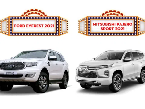 So sánh xe Ford Everest 2021 và Mitsubishi Pajero Sport 2021: Chạy đua công nghệ an toàn