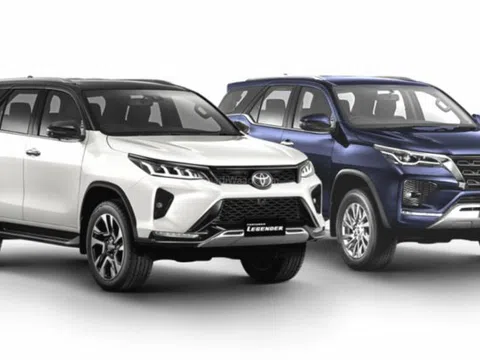 Toyota Fortuner 2021 facelift lộ biến thể trước ngày ra mắt