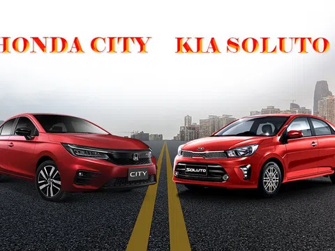 So sánh xe Kia Soluto và Honda City 2021: Giá bán quyết định tất cả?