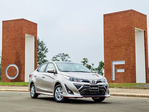 Toyota Vios tiếp tục dẫn đầu doanh số bán Toyota Việt Nam trong tháng 2