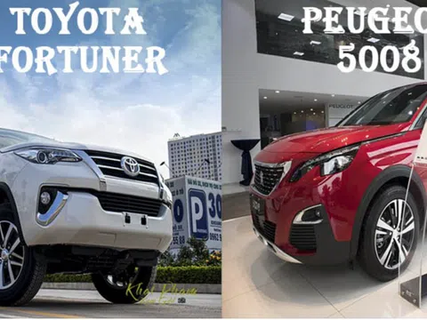 So sánh xe Toyota Fortuner 2020 và Peugeot 5008 2020: Chất thực dụng xe Nhật đấu tiện nghi xe châu Âu