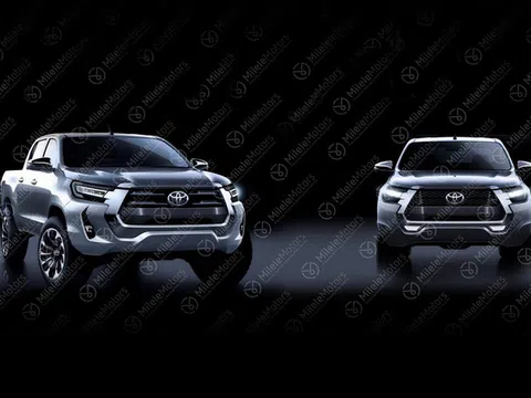 Toyota Hilux 2021 lộ ảnh không ngụy trang