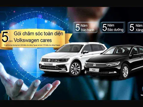 Volkswagen tặng quà hơn 200 triệu đồng cho khách hàng mua xe trong tháng 5