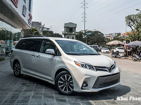 Ảnh chi tiết xe Toyota Sienna 2020 nhập Mỹ, đối thủ của Kia Sedona tại Việt Nam