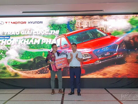 TC Motor trao giải cuộc thi "Hyundai Kona - Thoả khám phá"