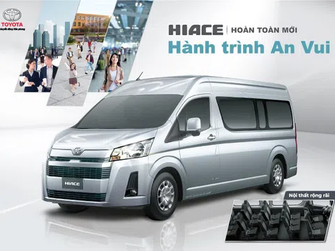 Toyota Hiace thế hệ mới nhập khẩu từ Thái Lan về Việt Nam, hưởng thuế 0%