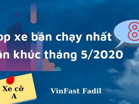 [Infographic] 8 mẫu xe đứng đầu các phân khúc tại Việt Nam tháng 5/2020