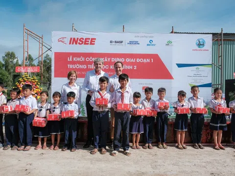 Xi măng INSEE mang trường mới đến với hơn 700 em học sinh nghèo tỉnh Kiên Giang