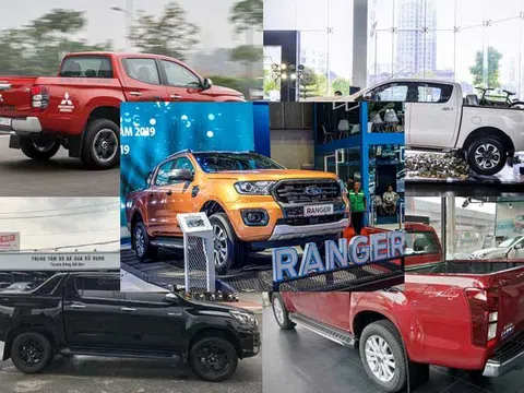 Ford Ranger vẫn là vua bán tải bán chạy nhất tháng 5/2020