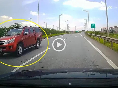 Video bán tải Isuzu D-max ngang nhiên chạy ngược chiều trên cao tốc HN - TN