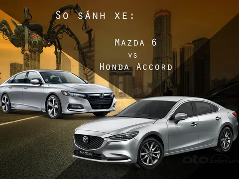 So sánh xe Mazda 6 2020 và Honda Accord 2020: Đại chiến xe Nhật