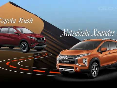 So sánh xe Mitsubishi Xpander Cross 2020 và Toyota Rush 2020: Ngang giá chọn xe nào?