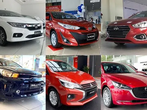 Phân khúc xe hạng B tháng 6/2020: Vios sụt giảm, City dẫn đầu