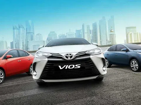 Toyota Vios 2021 ra mắt với giá tăng nhẹ