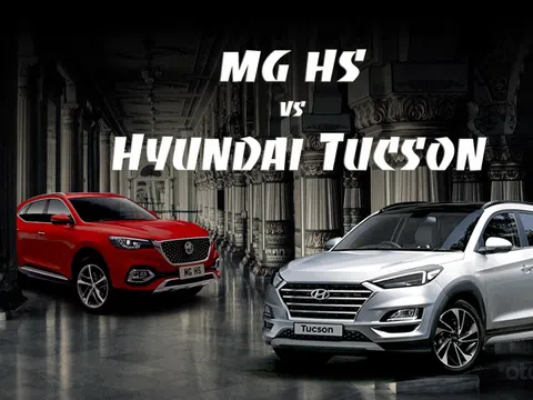 So sánh xe MG HS 2020 và Hyundai Tucson 2020: Cuộc chiến xe CUV dưới 1 tỷ đồng tại Việt Nam