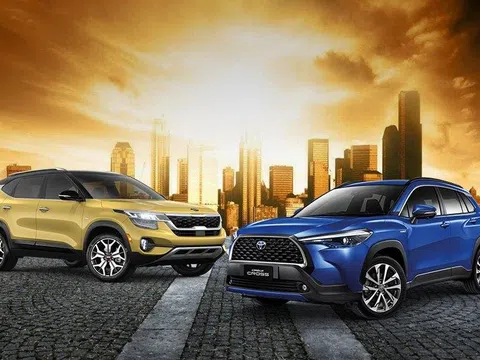 Kia Seltos được quan tâm hơn Toyota Corolla Cross những ngày đầu về đại lý