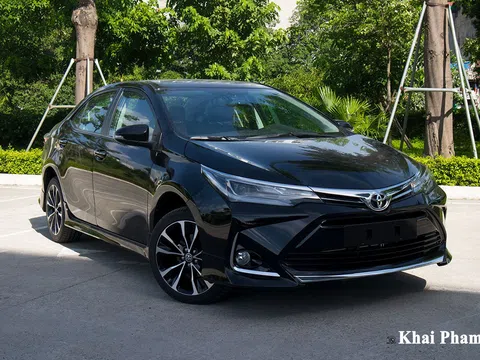 Cập nhật lãi suất vay mua xe Toyota Corolla Altis 2020 trả góp