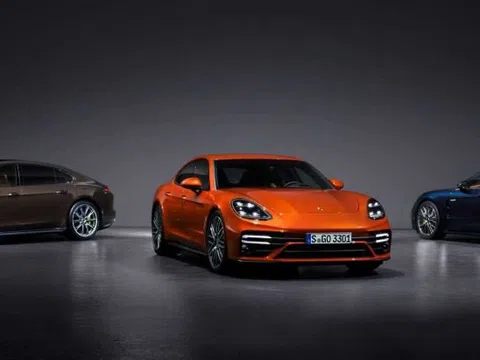 Porsche Panamera 2021 ra mắt với trái tim dũng mãnh hơn