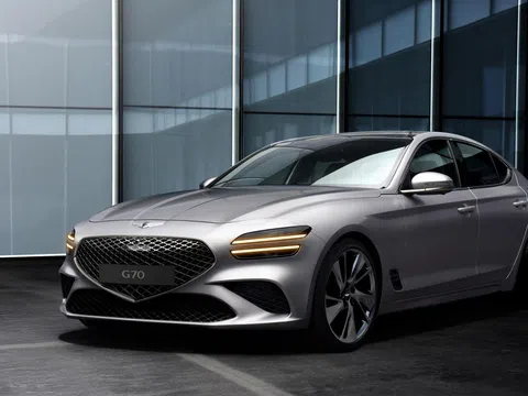 Genesis G70 2022 facelift lộ diện sớm