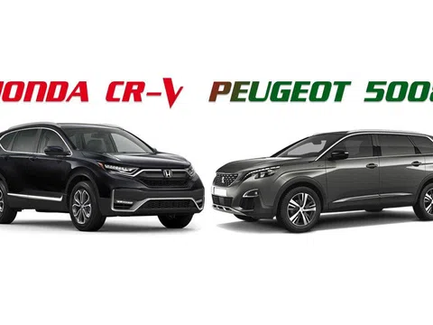 So sánh xe Honda CR-V L 2020 và Peugeot 5008 Active 2020: Chọn xe 5+2 trong tầm giá 1,1 tỷ đồng