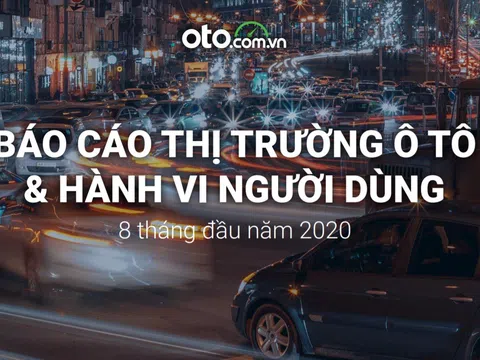 Báo cáo thị trường ô tô và hành vi người dùng 8 tháng đầu năm 2020