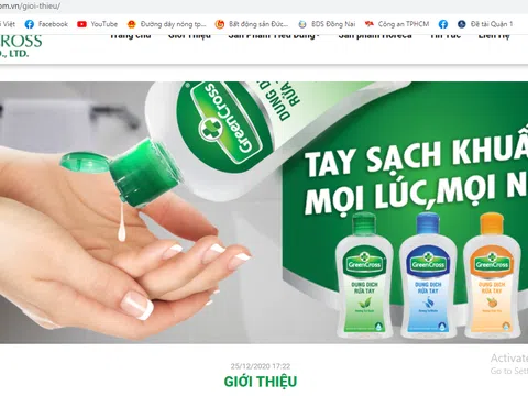 Dung dịch rửa tay của Công ty TNHH Green Cross Việt Nam bị cơ quan quản lý thu hồi trên toàn quốc, người dân lo lắng!