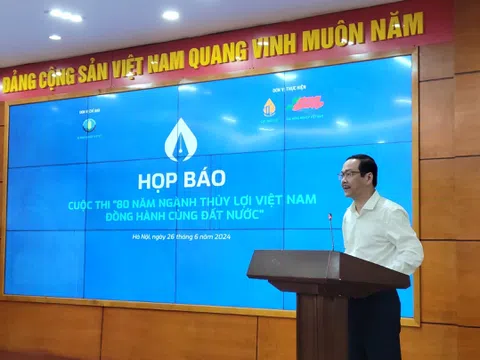 Phát động cuộc thi “80 năm ngành Thủy lợi Việt Nam đồng hành cùng đất nước”