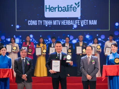 Herbalife Việt Nam đạt Chứng nhận Top 10 Nhãn hiệu nổi tiếng Việt Nam năm 2024