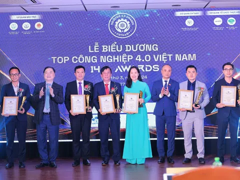 Vinh danh 30 doanh nghiệp và địa phương tại Lễ biểu dương Top Công nghiệp 4.0 Việt Nam