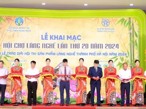 Khai mạc Hội chợ Làng nghề lần thứ 20 năm 2024