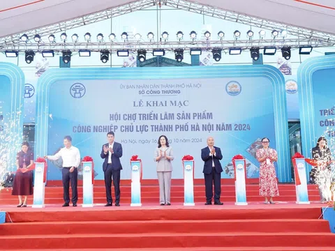 Khai mạc Hội chợ triển lãm sản phẩm công nghiệp chủ lực TP. Hà Nội năm 2024