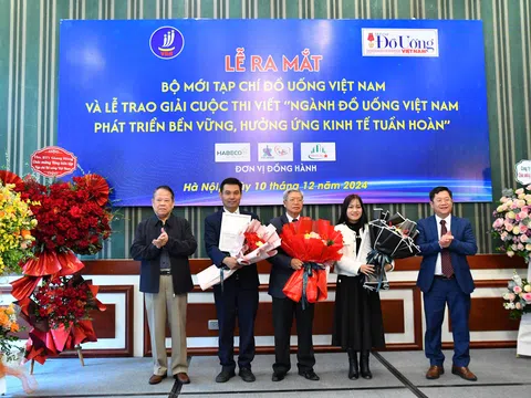 Trao giải cuộc thi viết “Ngành Đồ uống Việt Nam phát triển bền vững, hưởng ứng kinh tế tuần hoàn”