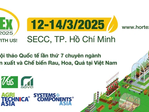 HortEx Vietnam 2025: Nâng cao giá trị thương hiệu ngành rau, hoa, quả Việt Nam