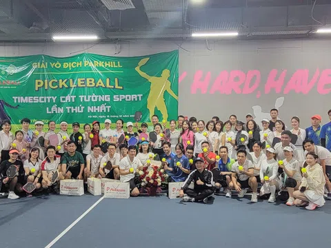 Khai mạc Giải vô địch Pickleball Park Hill Timescity Cát Tường Sport lần thứ nhất năm 2024