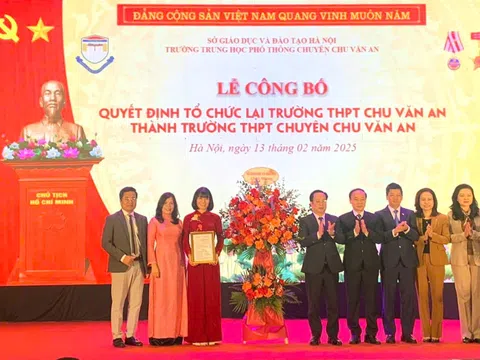 Hà Nội: Trường THPT Chu Văn An chính thức trở thành trường chuyên