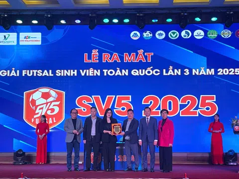 Ra mắt Giải futsal sinh viên toàn quốc lần 3 năm 2025