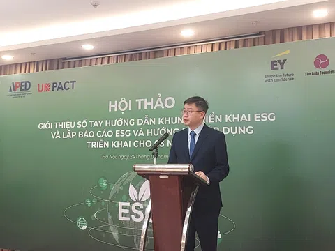 Ra mắt Sổ tay ESG- Hướng dẫn thực hành bền vững cho các doanh nghiệp Tài chính, Bất động sản - Xây dựng và Sản xuất