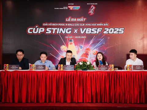 Khởi động Giải vô địch Pool 9-Ball các Câu lạc bộ khu vực miền Bắc - Cúp STING x VBSF 2025