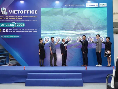 Khai mạc Triển lãm Quốc tế về Giải pháp văn phòng thông minh, Thiết bị, Máy và Văn phòng phẩm - VietOffice 2025