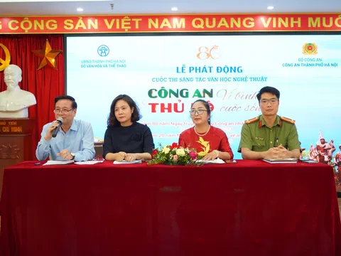 Phát động cuộc thi sáng tác văn học, nghệ thuật “Công an Thủ đô vì bình yên cuộc sống”