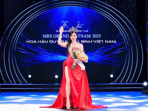Tân Hoa hậu Nguyễn Thị Thưa đại diện Việt Nam tham dự Mrs Grand International 2025