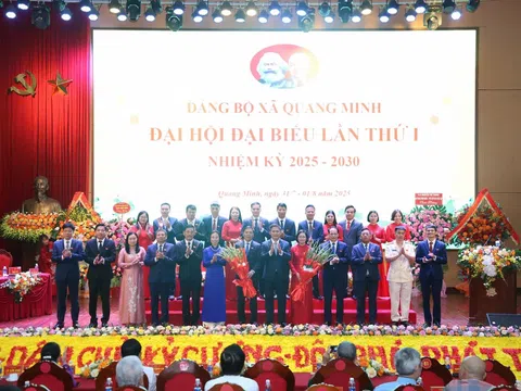 Đại hội đại biểu Đảng bộ xã Quang Minh lần thứ I: 5 nhiệm vụ trọng tâm, 3 khâu đột phá chiến lược