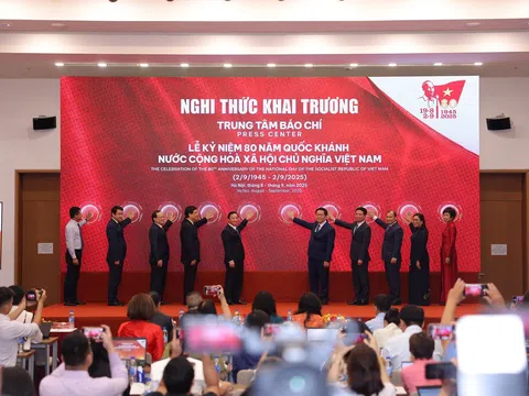 Khai trương Trung tâm báo chí phục vụ Lễ kỷ niệm 80 năm Quốc khánh nước Cộng hòa xã hội chủ nghĩa Việt Nam